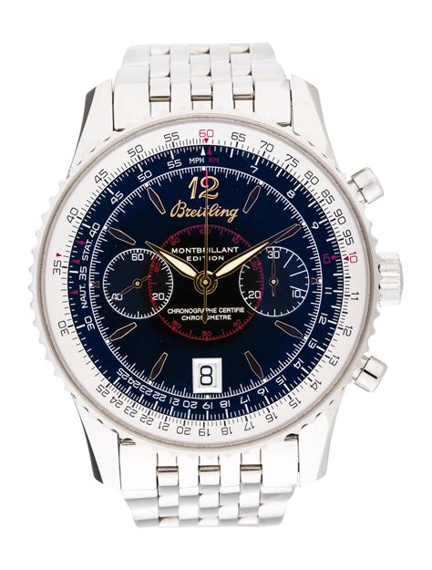 breitling montbrillant black leather|Breitling Montbrillant .